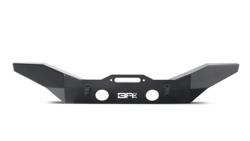 Jeep Wrangler Front Winch Bumper - Body Armor 4x4 - Full Width, Two-Stage Powder Coat, Light Texture Finish - Black - `18-`21